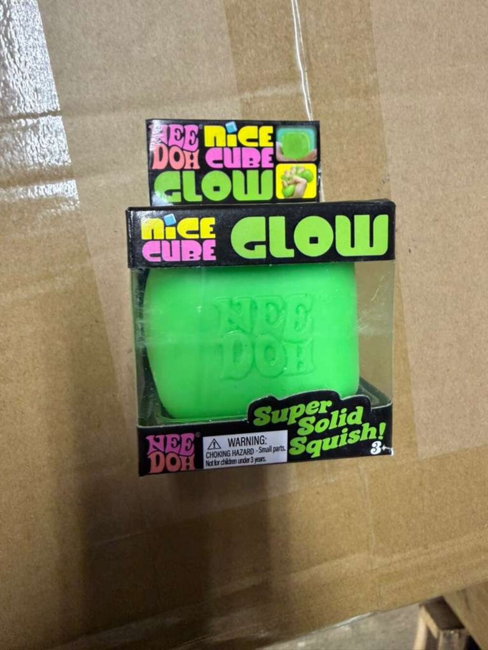 NeeDoh Glow Cube (Green)